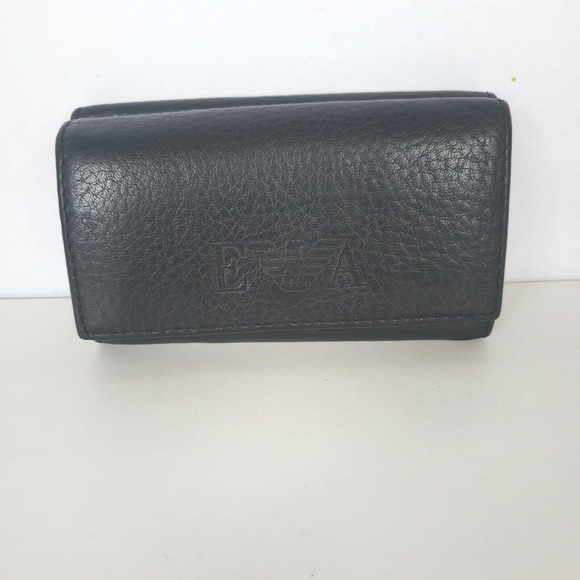 Emporio Armani Accessories Emporio Armani 6 Hooks Key Card Holder Case Wallet Logo Black